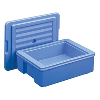 セキスイ 積水/セキスイ エスレンコンテナ SP-10-D(蓋付) 汎用ブルー FCL5382-004282001