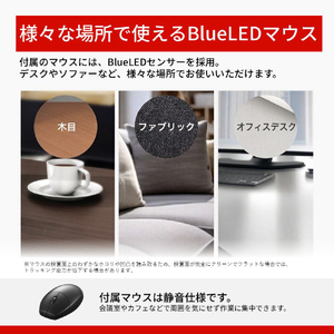 バッファロー 無線2．4GHz フルキーボード 静音マウスセット ブラック BSKBW150SBK-イメージ13