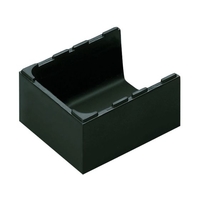 ｒｏｓｅ ｐｌａｓｔｉｃ ボックス半分タイプ 2個黒729250.5 FC600EA-7708548