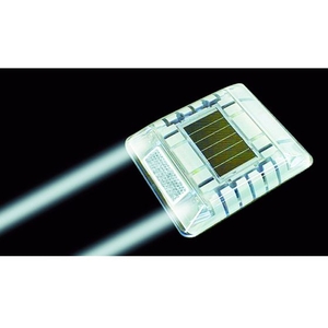 キャットアイ ルミナスアイ・マイティ ソーラー式点滅 片面 白 FC334HX-7520247-イメージ1