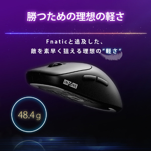 SONY ワイヤレスゲーミングマウス INZONE Mouse-A Fnatic Edition オレンジ※Fnaticコラボモデル MSE-G500DQ-イメージ7