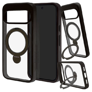 ラスタバナナ GOOGLE Pixel 10/10 Pro用ZEROSAFE 回転スタンド 磁力充電対応 ブラック 9147P10ZSBK-イメージ1