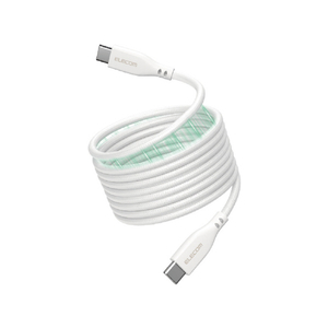 エレコム まとまるマグネットケーブル(USB Type-C - USB Type-C/メッシュ) 2m ホワイト MPA-CCTMG20WH-イメージ1