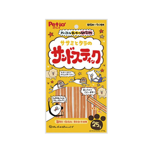ペティオ ハッスルおやつ研究所 ササミとタラのサンドスティック 25g FCK197E-イメージ1