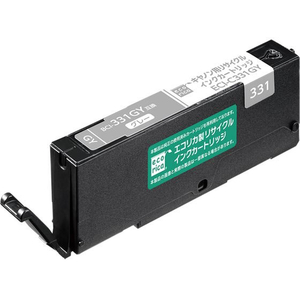 エコリカ キヤノン用 リサイクルインク グレー FC217NM-ECI-C331GY-イメージ1