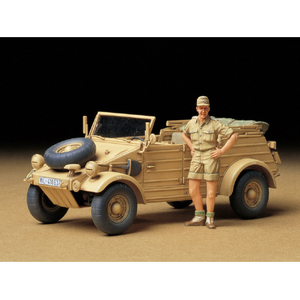 タミヤ 1/35 ドイツPkw．K1 キューベルワーゲン82型 (アフリカ仕様) 1/35 ミリタリーミニチュアシリーズ No.238 ﾀﾐﾔMM ｷﾕｰﾍﾞﾙﾜｰｹﾞﾝ ｱﾌﾘｶ-イメージ1