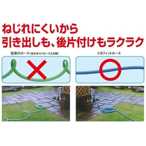 トヨックス クロートホース 内径25×外径33mm 25m KTH-2525BK FC273HA-1952829-イメージ3