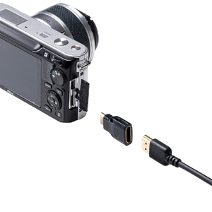 サンワサプライ HDMI変換アダプタ ミニHDMI AD-HD07MK-イメージ3