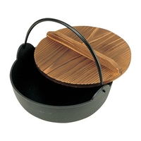 東伸販売 五進 アルミ 田舎鍋 (シリコンフッ素加工) 24cm A-15 FCM8693-002049004