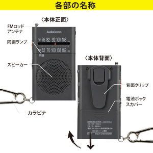 オーム電機 サウンドガードラジオ RAD-P219S-H-イメージ5