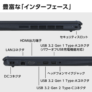 NEC ノートパソコン e angle select LAVIE N15 ネイビーブルー PC-N1585EAL-E3-イメージ8