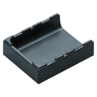 ｒｏｓｅ ｐｌａｓｔｉｃ ボックス半分タイプ 2個黒729226.5 FC601EA-7708556