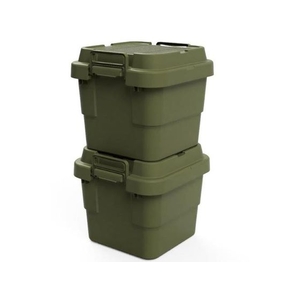 トラスコ中山 トランクカーゴ フラット天板仕様 30L ОD色 1910G400390オリーブドラブ(OD)30 FC506GU-2073997-イメージ2