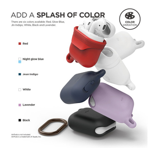 elago AirPods WaterProof Hang Case for AirPods elago ホワイト EL_APDCSSCWD_WH-イメージ7