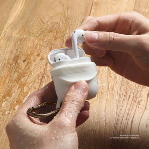 elago AirPods WaterProof Hang Case for AirPods elago ホワイト EL_APDCSSCWD_WH-イメージ8