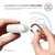 elago AirPods WaterProof Hang Case for AirPods elago ホワイト EL_APDCSSCWD_WH-イメージ4