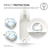 elago AirPods WaterProof Hang Case for AirPods elago ホワイト EL_APDCSSCWD_WH-イメージ5