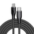 VOLTME PowerLink Rugg USB-C & USB-C ケーブル 3A(編込み) ブラック C2162-イメージ1