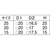 トラスコ中山 スクエア戸当たり 20×20 黒 FC464EK-2065541-イメージ5