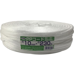 ユタカメイク 荷造り紐 PPコード大巻 10mm×230m FC039GP-3676340-イメージ1