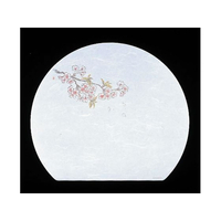 アーテック 尺三 半月懐石マット 抗菌遠赤和紙100枚 桜 FC671LS-6399800