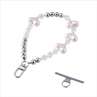 エレコム ハンドストラップビーズ ピンク P-STHBEHPN