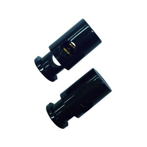 ユタカメイク 金具 紐用止メ金具 5mm~6mm用 黒5～62円筒大 FC391GC-7540591-イメージ2