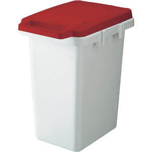 トラスコ 連結ワンハンドペール　３３Ｌ　レッド TRHP-33-R-イメージ1