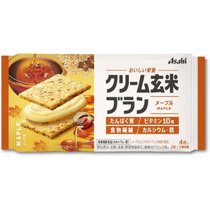 アサヒグループ食品 クリーム玄米ブラン メープル 2枚×2袋 FCD484P-イメージ1