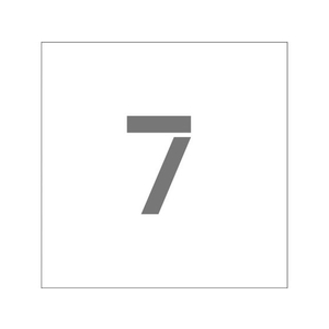 アイマーク ステンシル マグネット 7 文字サイズ50×40mm FC605JA-8364176-イメージ1