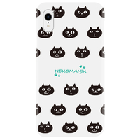 abbi FRIENDS iPhone XR用ネコマンジュウケース ネコマンジュウパターン ABF14573I61
