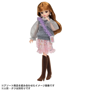 タカラトミー リカちゃん リアルクローズセレクト Vol．1 トップスA ﾘｶﾁﾔﾝﾘｱﾙｸﾛ-ｽﾞｾﾚｸﾄ1ﾄﾂﾌﾟｽA-イメージ2