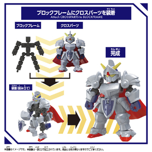 バンダイ ブロックロス ナイトガンダム ナイトガンダム ﾌﾞﾛﾂｸﾛｽﾅｲﾄｶﾞﾝﾀﾞﾑ-イメージ5