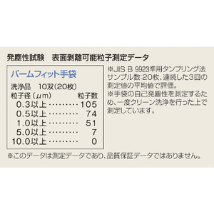 ＳＨＯＷＡ ウレタン背抜き手袋　Ｂ０５００　まとめ買い　 簡易包装パームフィット手袋１０双入　ホワイト　Ｌサイズ B0500EU-L10P-イメージ3