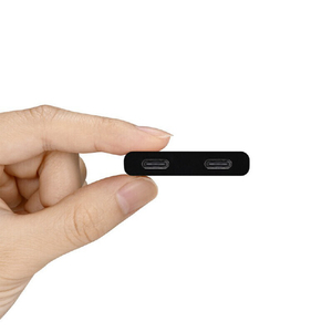 バッファロー スマホ・タブレット向け USB-C 2ポートハブ PD対応 ブラック BSHM2U100C1PBK-イメージ5