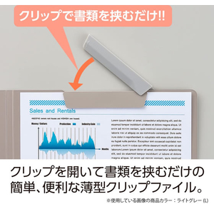 セキセイ セパルクリップインファイルダブル ブラック FCK299A-SEL-2888-60-イメージ5