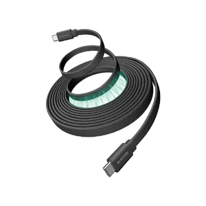 エレコム まとまるマグネットケーブル(USB Type-C - USB Type-C/フラット) 2m ブラック MPA-CCTMGF20BK-イメージ1