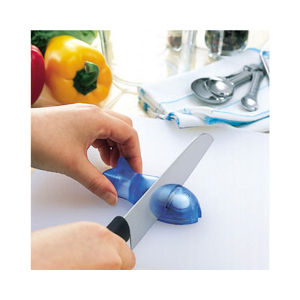 マーナ お魚包丁とぎ ハッピークッキング ブルー ｵｻｶﾅﾎｳﾁﾖｳﾄｷﾞ K257B-イメージ2