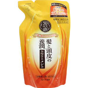 ロート製薬 50の恵 髪と頭皮の養潤トリートメント つめかえ用 50ﾉﾒｸﾞﾐｶﾐﾄﾄｳﾋﾉﾖｳｼﾞﾕﾝTRｶｴ-イメージ1
