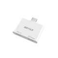 バッファロー スマホ・タブレット向け USB-C 2ポートハブ PD対応 ホワイト BSHM2U100C1PWH