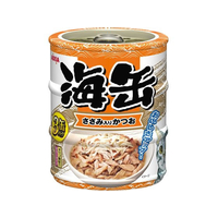 アイシア 海缶ミニ3P ささみ入りかつお 180g(60g×3缶) FCT8610-UM3-3
