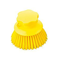 アズワン サニーフーズHACCPブラシ ハンドブラシ 丸型 黄 FCD203Z-2-2307-13