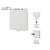 MK/プッシュ式レジスター エアーリフト 150Φ 防虫網 ホワイト FCA568V-1432068-イメージ1