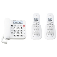 シャープ デジタルコードレス電話機(子機2台タイプ) JDG33CW