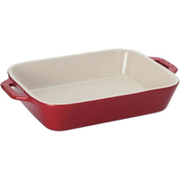 Zwilling ストウブ セラミック レクタンギュラーディッシュ 20×16cm チェリー FC312LA-0547711