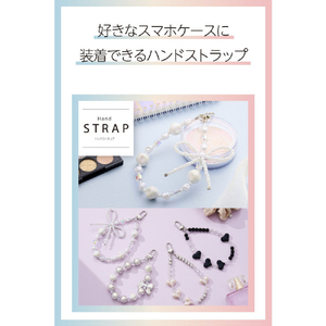 エレコム ハンドストラップビーズ パール P-STHBEPAL-イメージ3