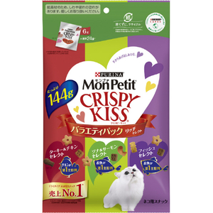 ネスレピュリナペットケア モンプチ クリスピーキッス バラエティパック リッチセレクト(144g) ｸﾘｽﾋﾟ-ｷﾂｽﾊﾞﾗｴﾃｲﾘﾂﾁ144G-イメージ1