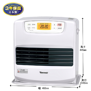 ダイニチ 4．7kW 9．0Lタンク 石油ファンヒーター ダイニチブルーヒーター (W)ムーンホワイト FW-4725LS-W-イメージ13