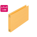 プラス フラットファイル厚とじ ノンステッチ 統一伝票用 イエロー 10冊 F829160-76-037NO.062NW