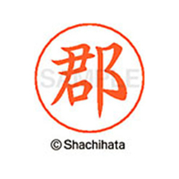 シヤチハタ ネームペン用ネーム シルバー 既製 郡 FC46912-X-GPS-1141